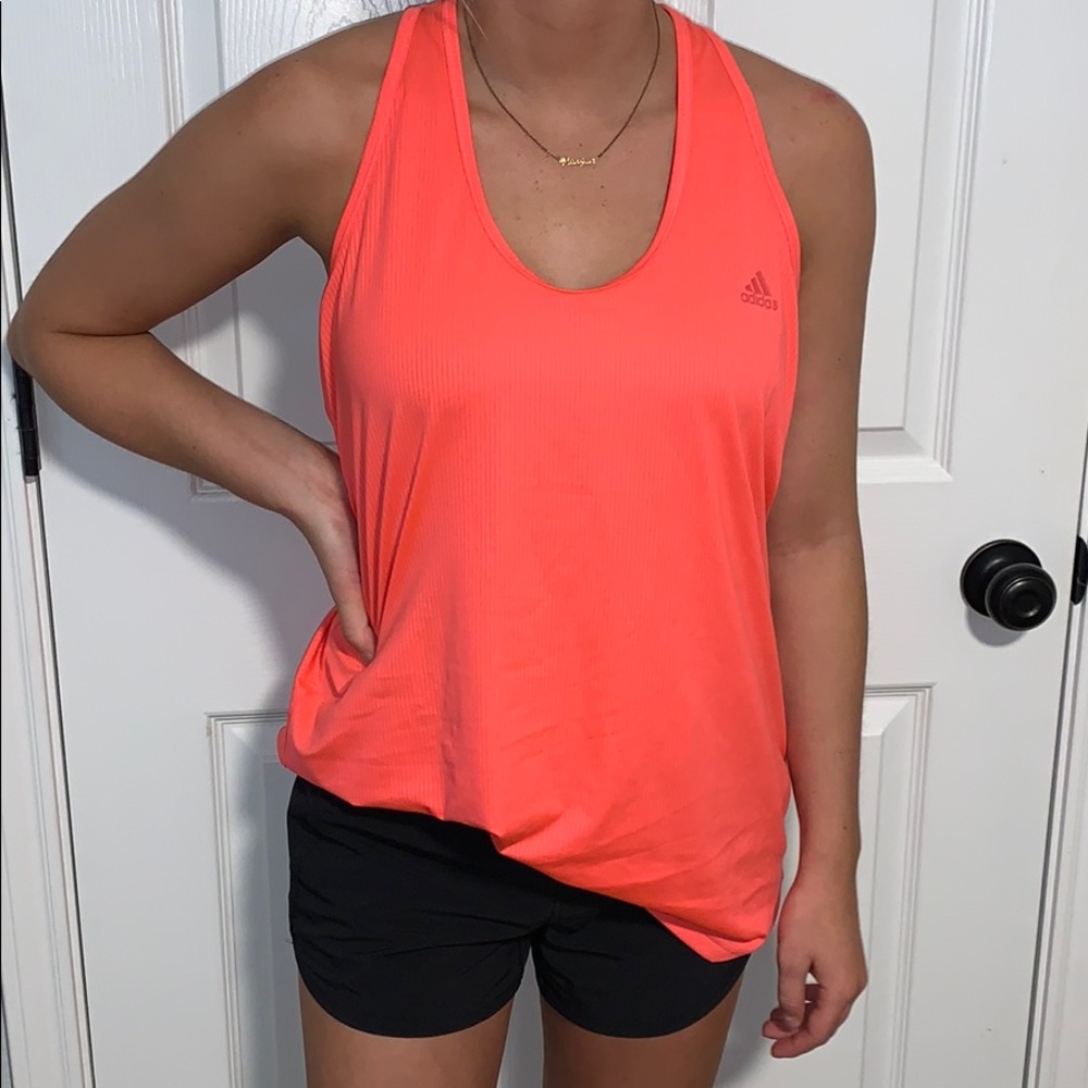 Bright adidas workout tank